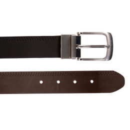 Ceinture Homme Noir/Marron-110 CM