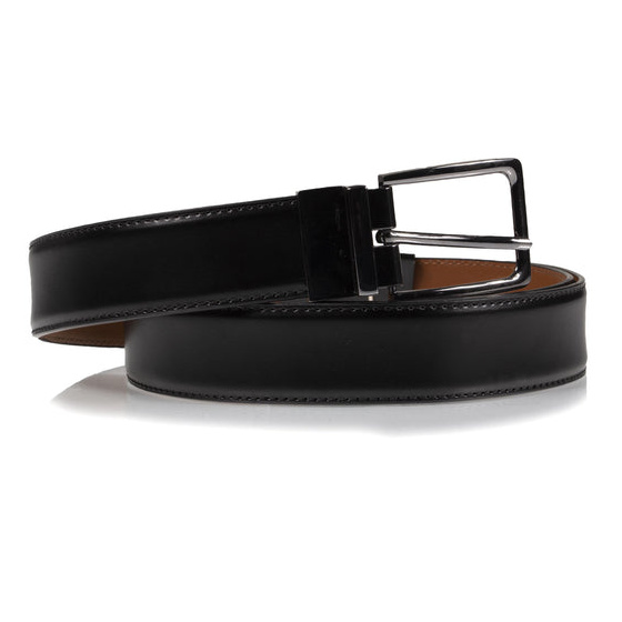 Ceinture homme noir/cognac-95 Cm