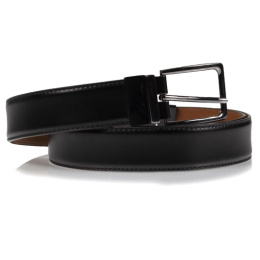 Ceinture Homme Noir/Cognac - 105 cm