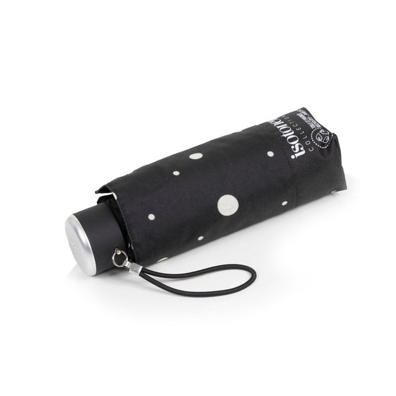 Black/Yellow Polka Dot Umbrella