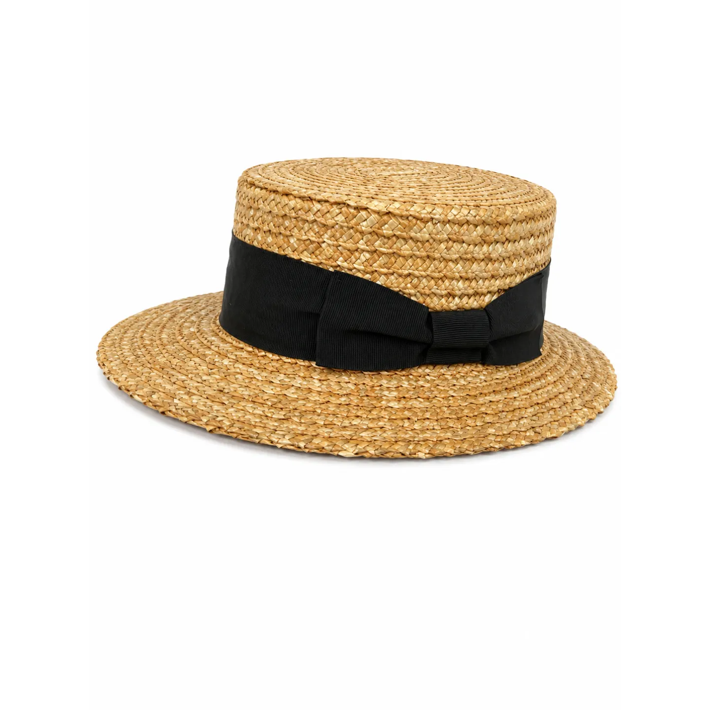 Capeline de paille naturel