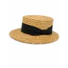 Capeline de paille naturel