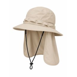 Chapeau de protection solaire avec protège-nuque et protections latérales