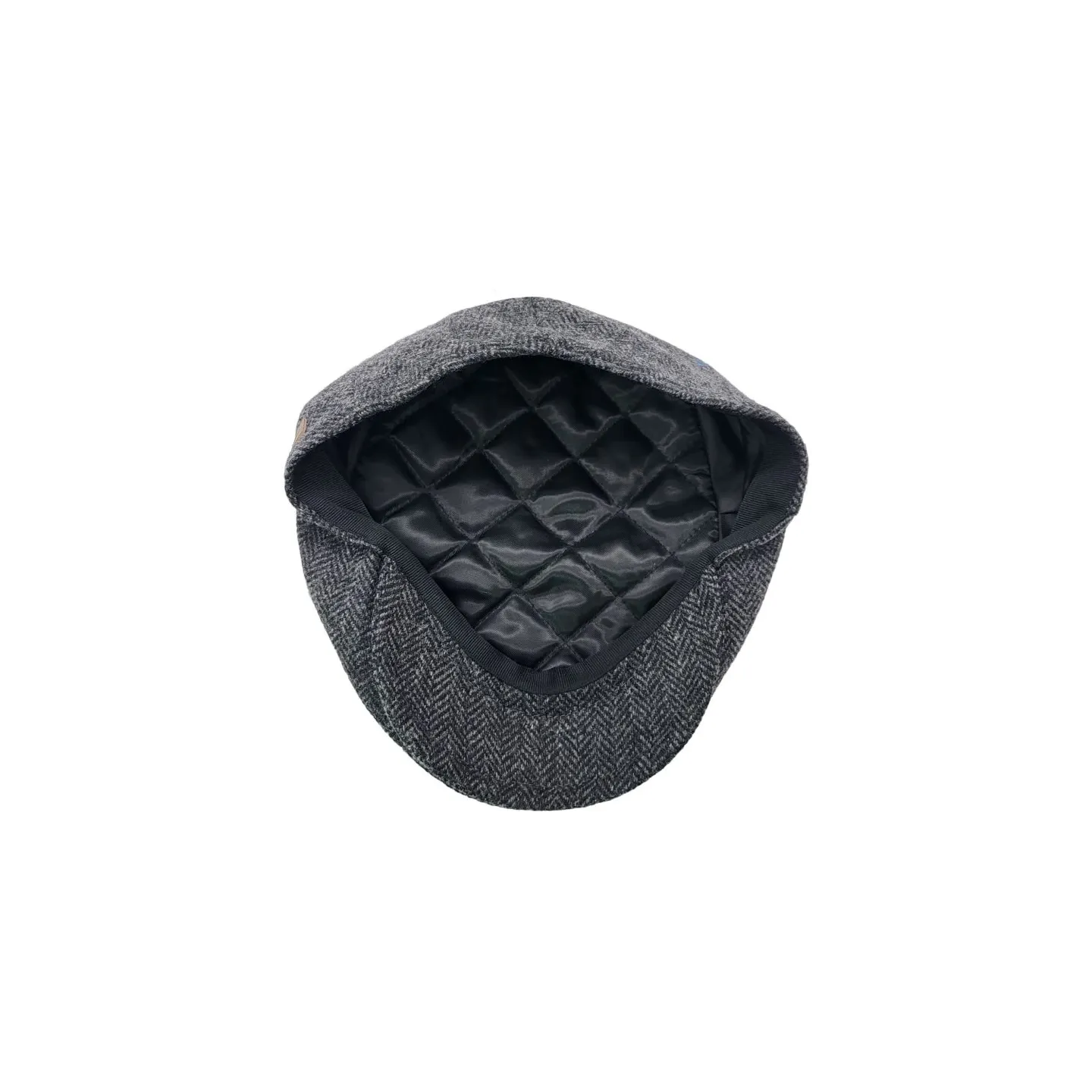 Casquette Plate Montmartre Chevron Anthracite - Traclet Référence : 24181 chapellerie traclet