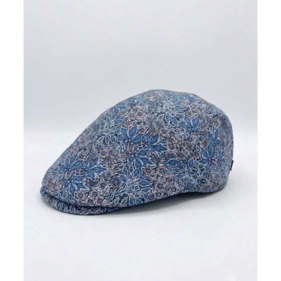 Casquette Plate Armand À Fleurs Coton - Traclet