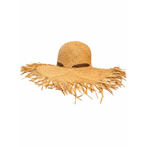 Capeline Grands bords Paille Naturelle Daisie - Traclet