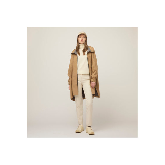 Foldable hooded poncho Camel - Tilley