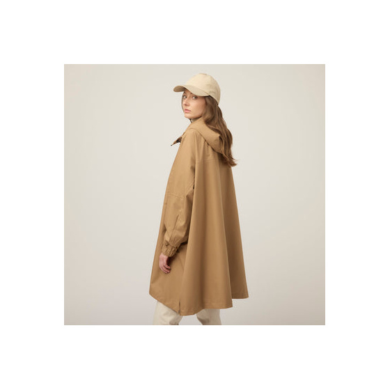 Poncho à capuche pliable Camel - Tilley