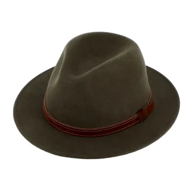 Hunting hat - Traveller Ambierle Olive hat - Traclet Reference: 19155 | Traclet Hat Shop