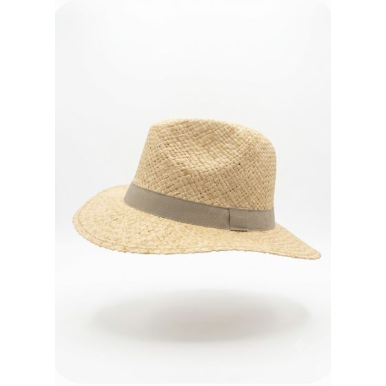 Chapeau Rffia Gros Sabbia