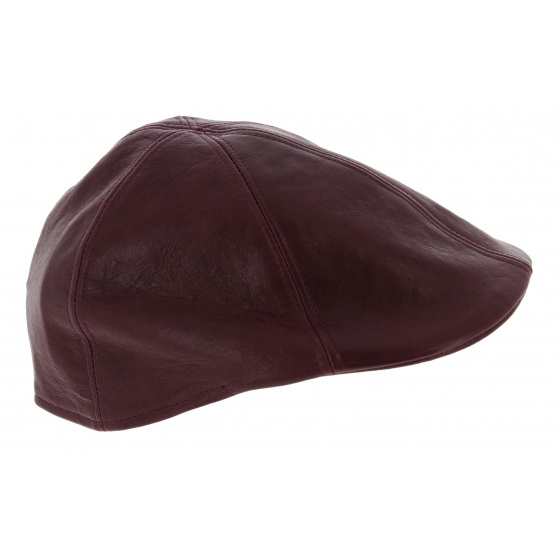 Invecchiata Leather Peaked Cap - Traclet
