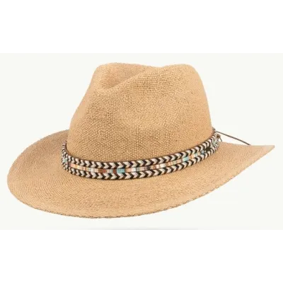 Chapeau Fedora Northcliff Paille Beige - Traclet - Scippis