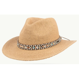 Chapeau Fedora Northcliff Paille Beige - Traclet - Scippis