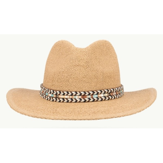 Northcliff Beige Straw Fedora Hat - Traclet - Scippis