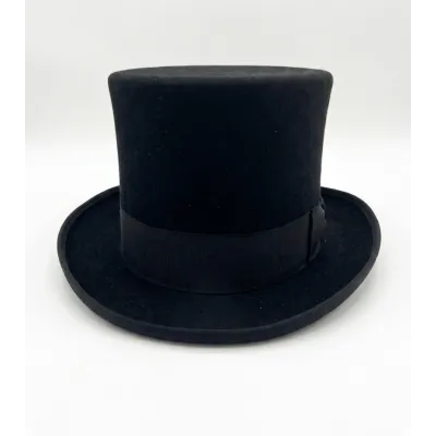 Chapeau haut de forme mélusine Noir