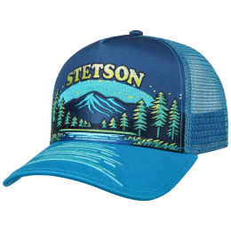 Trucker Cap Mountain Lake Blue – Stetson