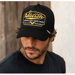 copy of Vintage Distressed Denim Baseball Cap - Stetson