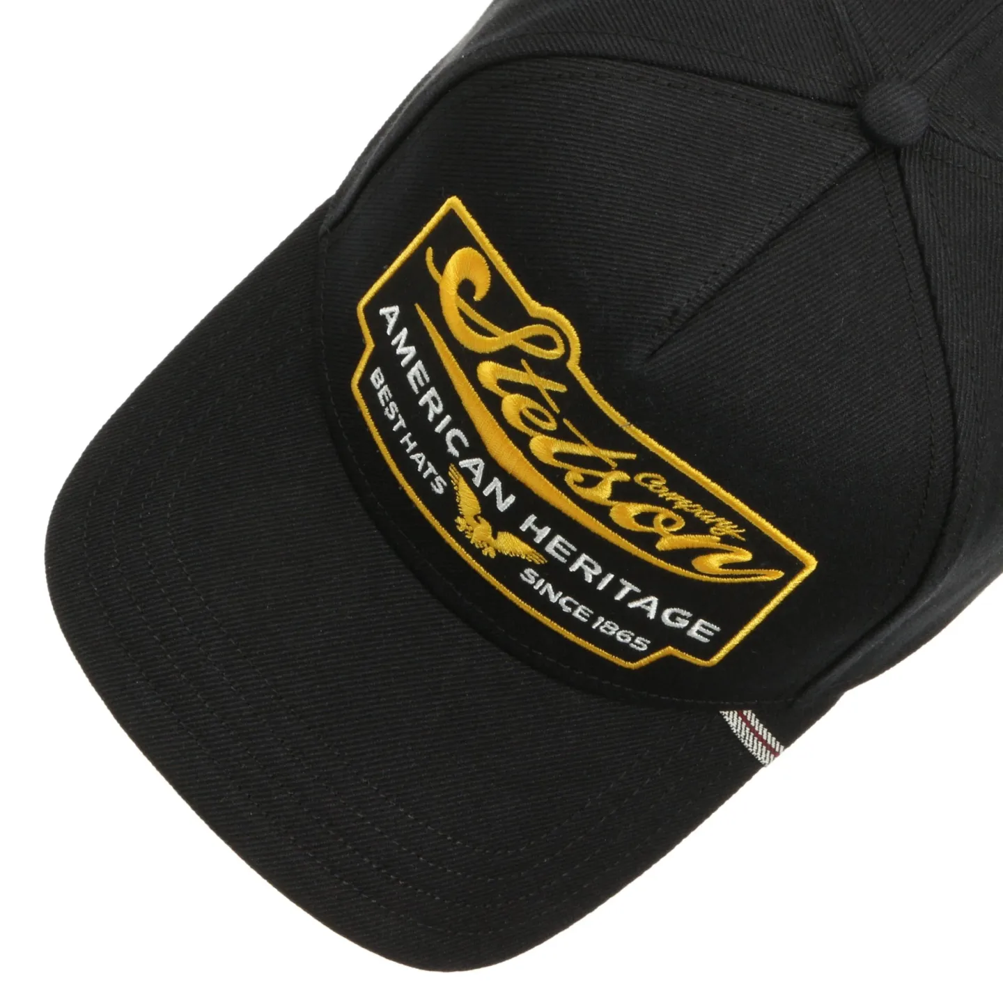 Black Cotton American Legacy Baseball Cap – Stetson, Ref: 24354| Traclet Hat Shop