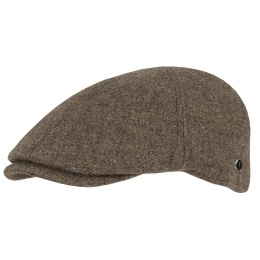 Casquette Plate Dartmoor Laine Vierge Taupe - FLECHET