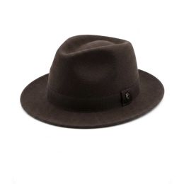 Chapeau impermeable Traveller Langres Crushable Feutre Marron - Flechet