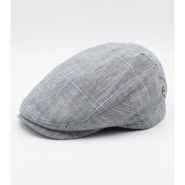 Casquette plate Bleu - Fléchet