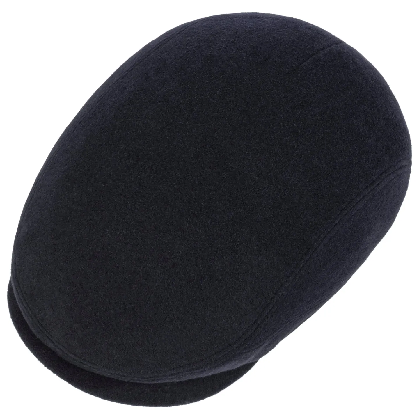 Navy Dylan Wool Flat Cap - Stetson reference 20556 traclet hat shop