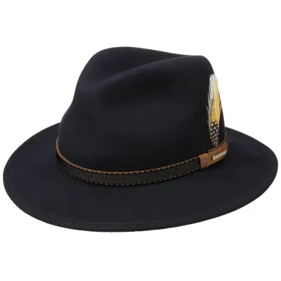 Chapeau Delaware Valrico Feutre Noir - Stetson