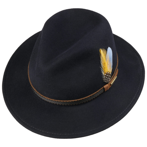 Delaware Valrico Black Felt Hat - Stetson