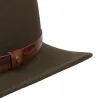 Cheval Traveller Wool Felt Hat Olive - Stetson Reference: 24401| Chapellerie Traclet
