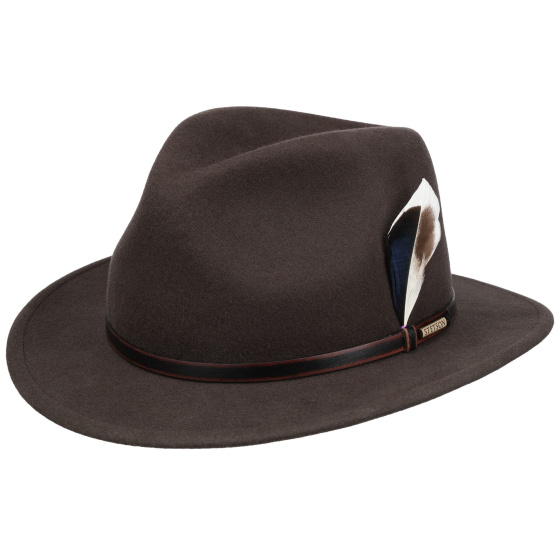 Traveller Aussie Woolfelt Brown Hat - Stetson