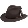 Traveller Aussie Woolfelt Brown Hat - Stetson Reference : 24402| Chapellerie Traclet