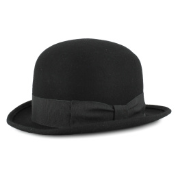 Wool felt bowler hat for men