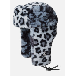 Leopard Faux Fur Chapka - Kangol