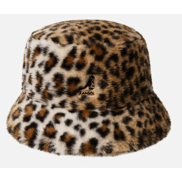 Tawny Leopard Faux Fur Bucket Hat – Kangol
