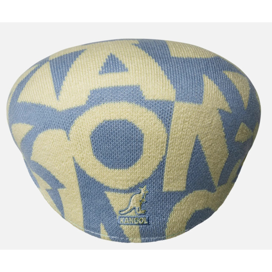 copy of Barbed Check Flat Cap Black & White - Kangol