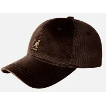 Casquette Strapback Cord Coton Marron - Kangol Reference : 24425| Chapellerie Traclet