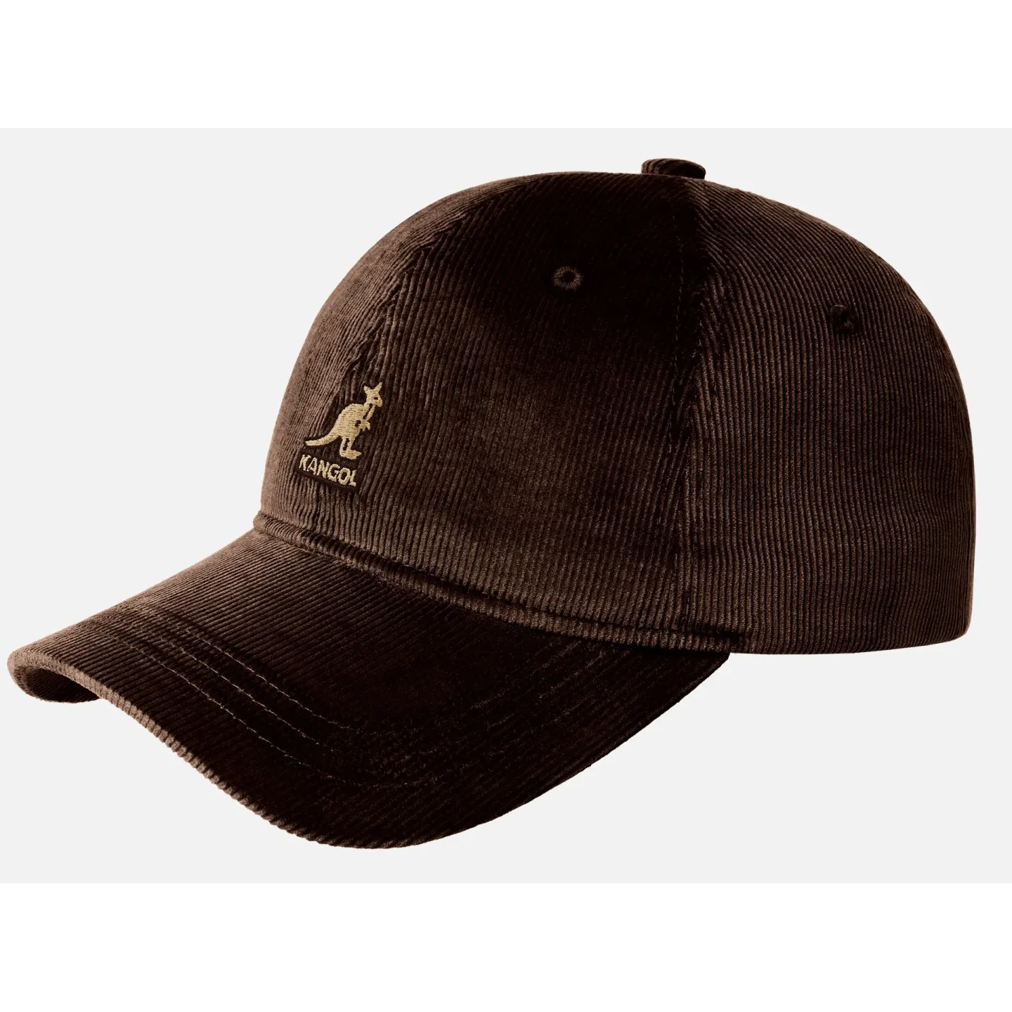 Strapback Cord Cotton Brown Cap - Kangol Reference: 24425| Traclet Hat Shop