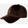 Strapback Cord Cotton Brown Cap - Kangol Reference: 24425| Traclet Hat Shop