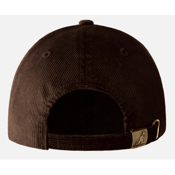 Casquette Strapback Cord Coton Marron - Kangol
