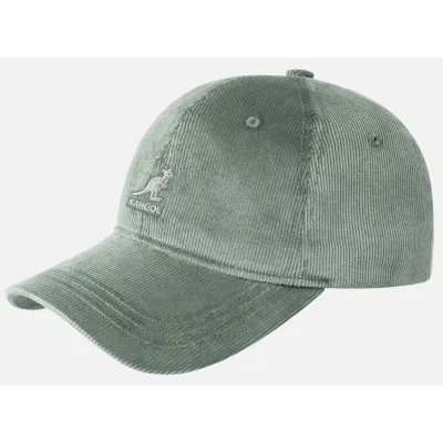 Casquette Strapback Cord Coton Vert Sauge - Kangol