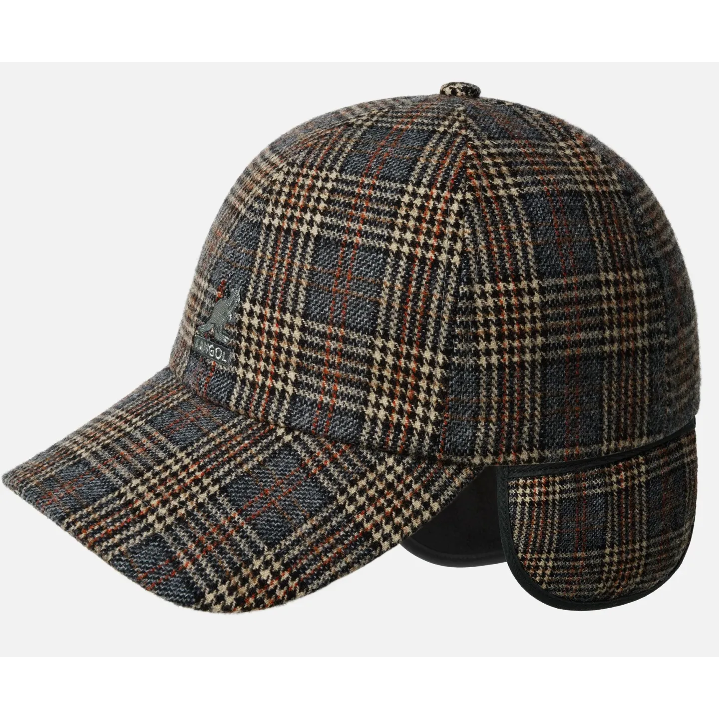 Casquette Plaid Cache-Oreilles - Kangol réf 24429 chapellerie traclet