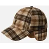 Casquette Plaid Cache-Oreilles Beige - Kangol