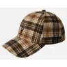 Plaid Cap with Ear Flaps Beige - Kangol ref 24431 chapellerie traclet