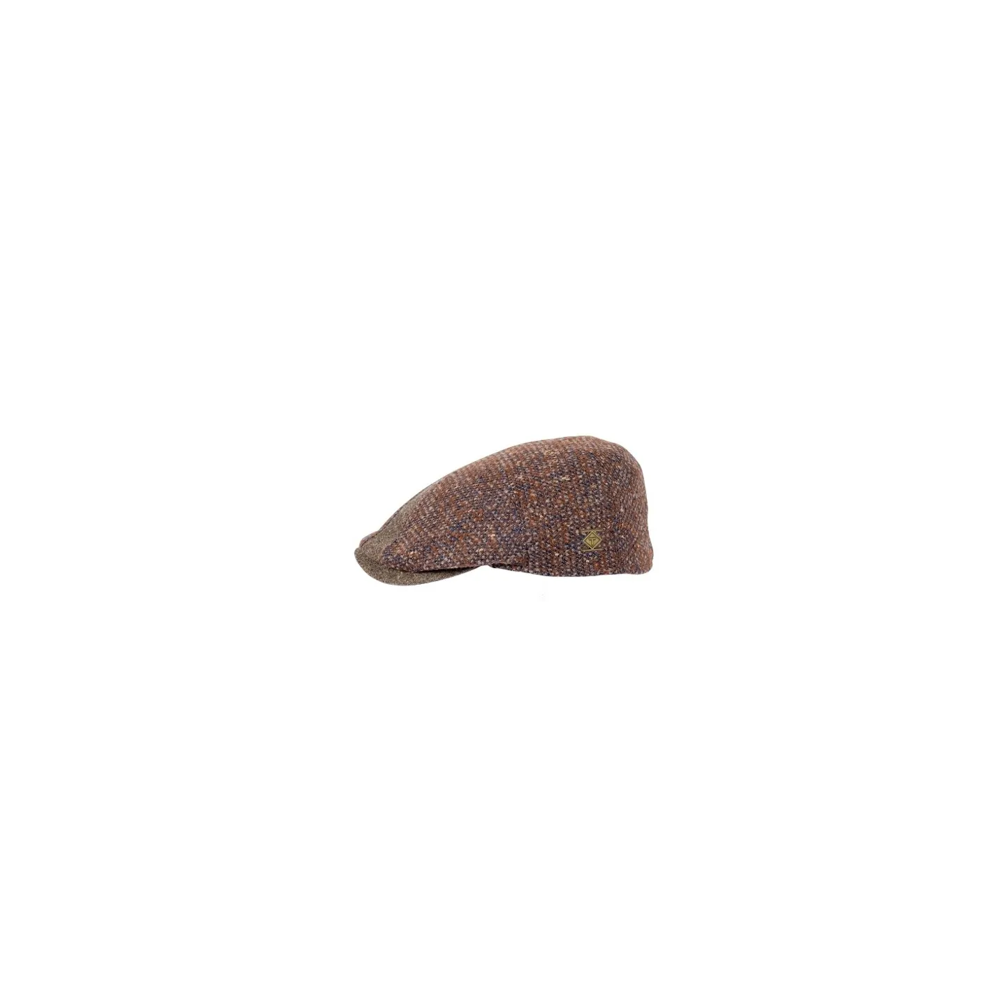 Domero Rust Virgin Wool Flat Cap - Traclet | Reference: 24440| Chapellerie Traclet
