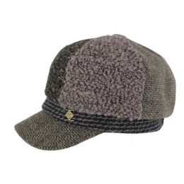 Gavroche Upcycling Patchwork Wool Cap - Traclet