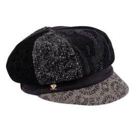 Casquette Gavroche Upcycling Gav Patchwork Grise - Traclet