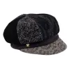 Casquette Gavroche Upcycling Gav Patchwork Grise - Traclet