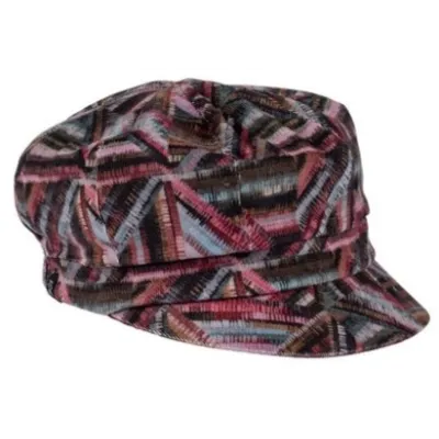 Gavroche Polka Plum Reversible Cap - Traclet Reference: 24447| Chapellerie Traclet