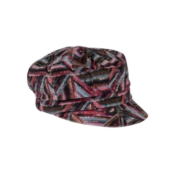 Casquette Gavroche Polka Prune Réversible - Traclet