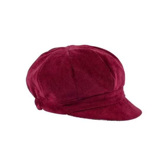 Gavroche Polka Plum Reversible Cap - Traclet